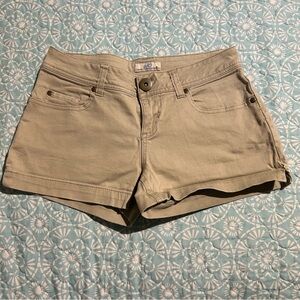 Short Khaki Jean Shorts